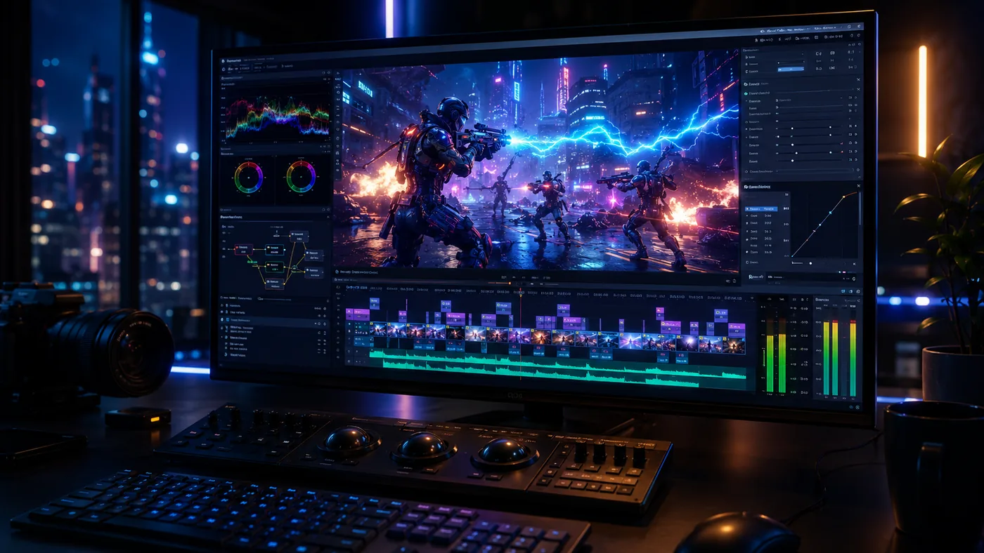 Video editing work in progress